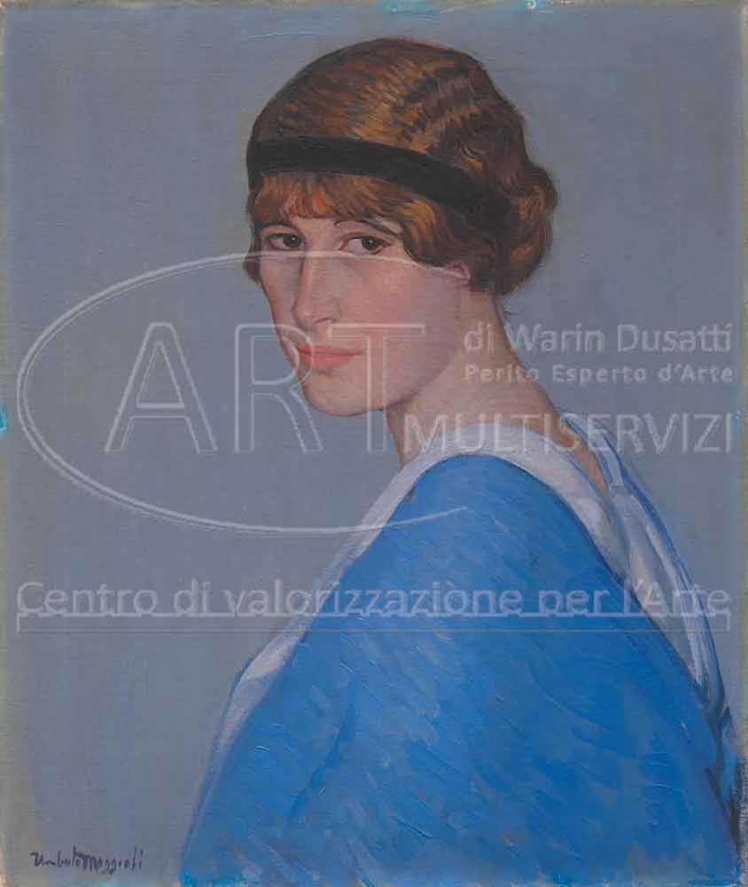 Umberto Moggioli - Ritratto di donna - 1912