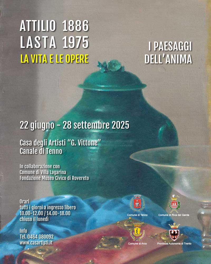 Mostra Attilio Lasta - Casa Artisti - Locandina